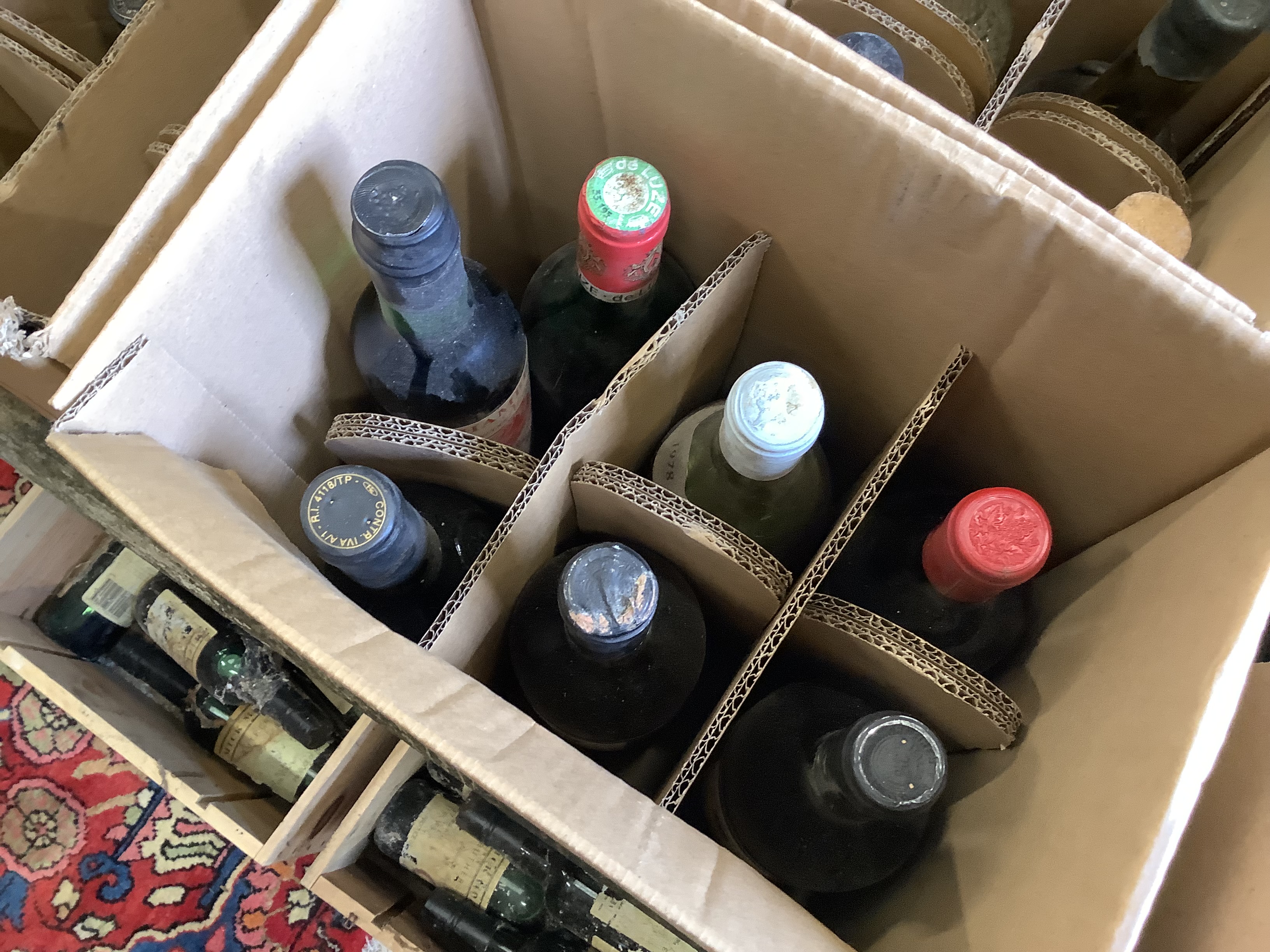 Eleven boxes of assorted wines, spirits and liqueurs